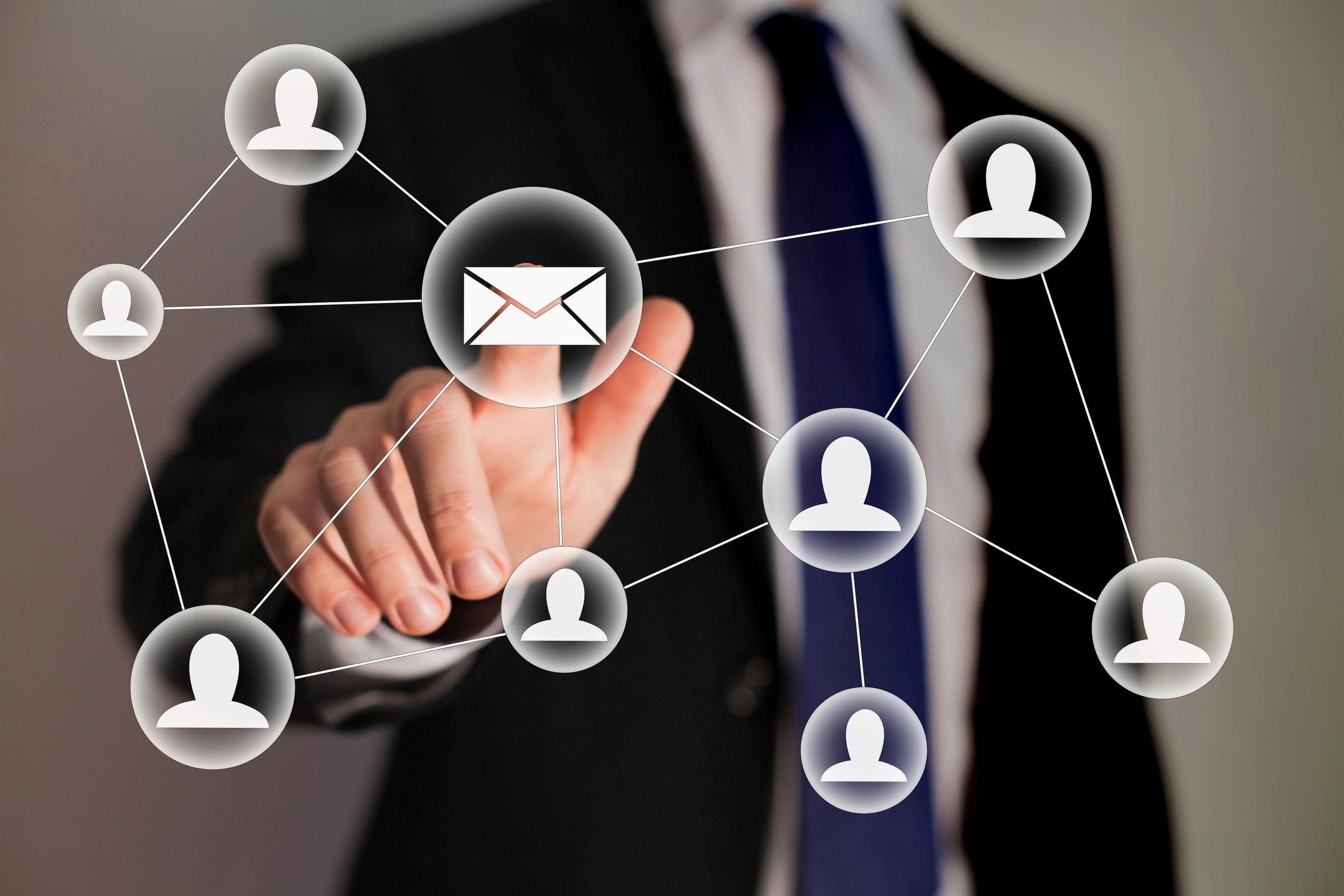 Business email network communication